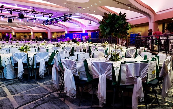 Harmonic Blooms Preparing Floral Arrangements at the First Lady's Luncheon